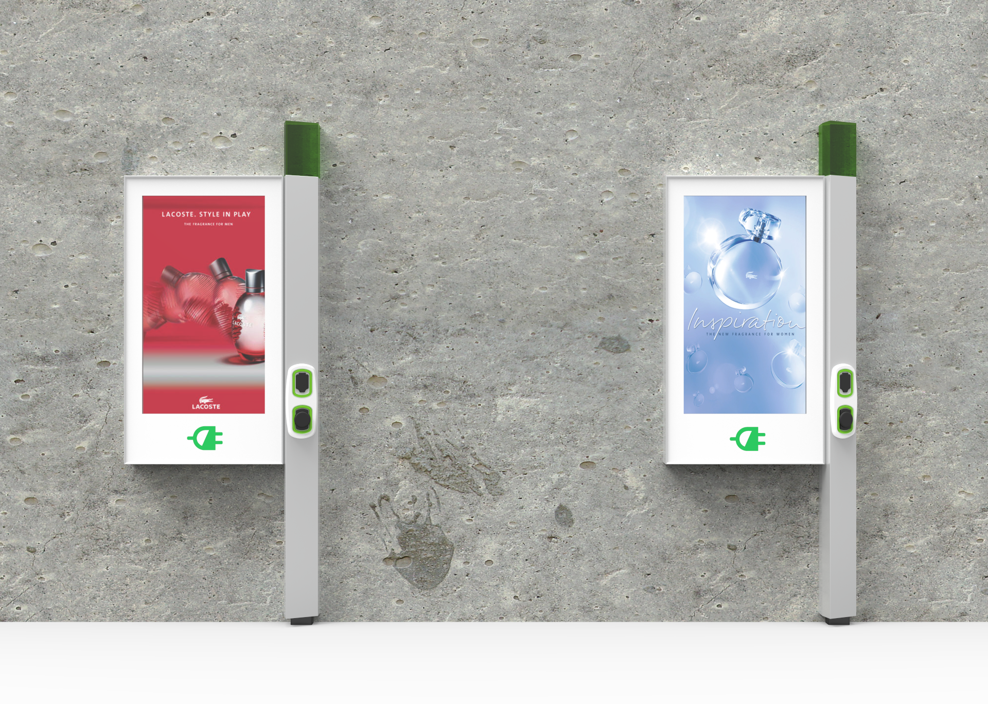 Parking Lot Multi-charging Bay Installation