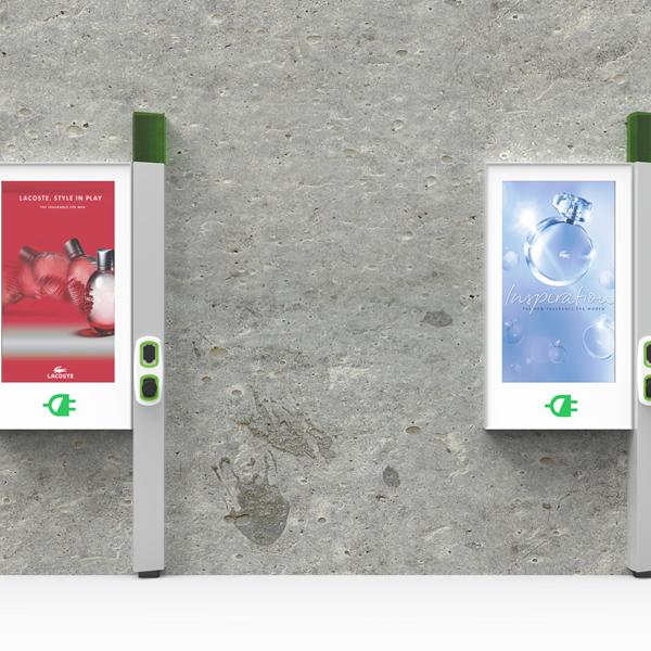 Parking Lot Multi-charging Bay Installation