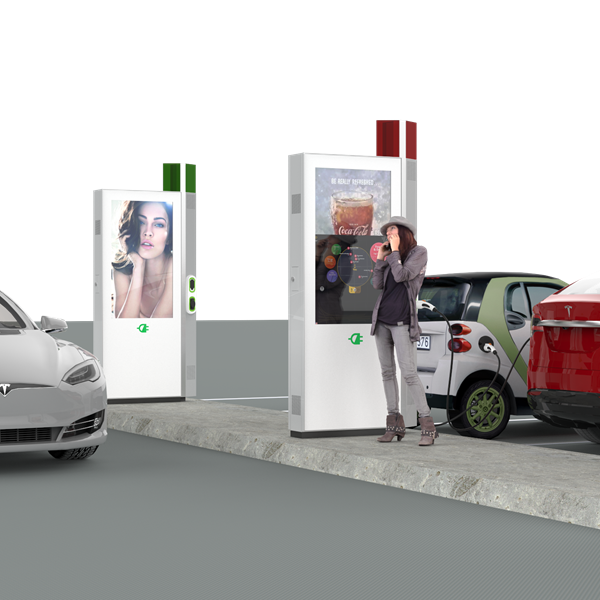Parking Lot Multi-charging Bay Installation