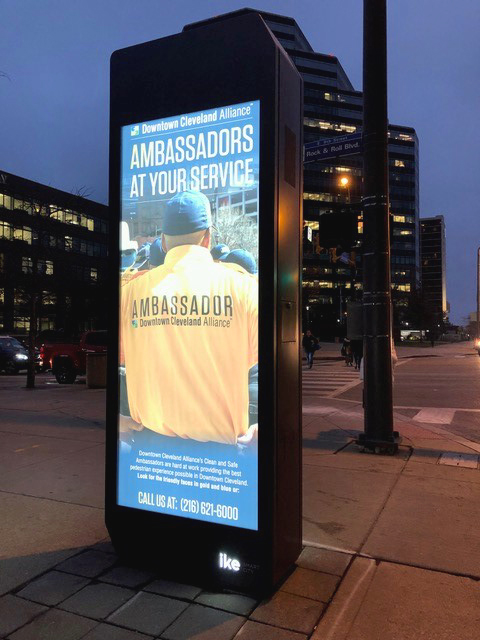 Cleveland IKE Backlit Vinyl Poster