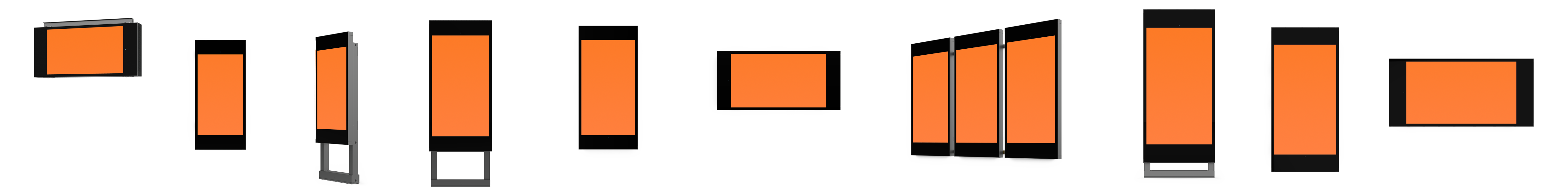 PlacardVP Outdoor digital display mounting options