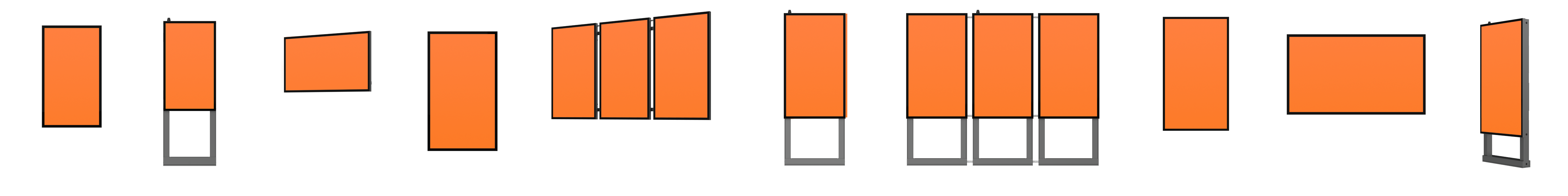 PlacardVS indoor digital display mounting options