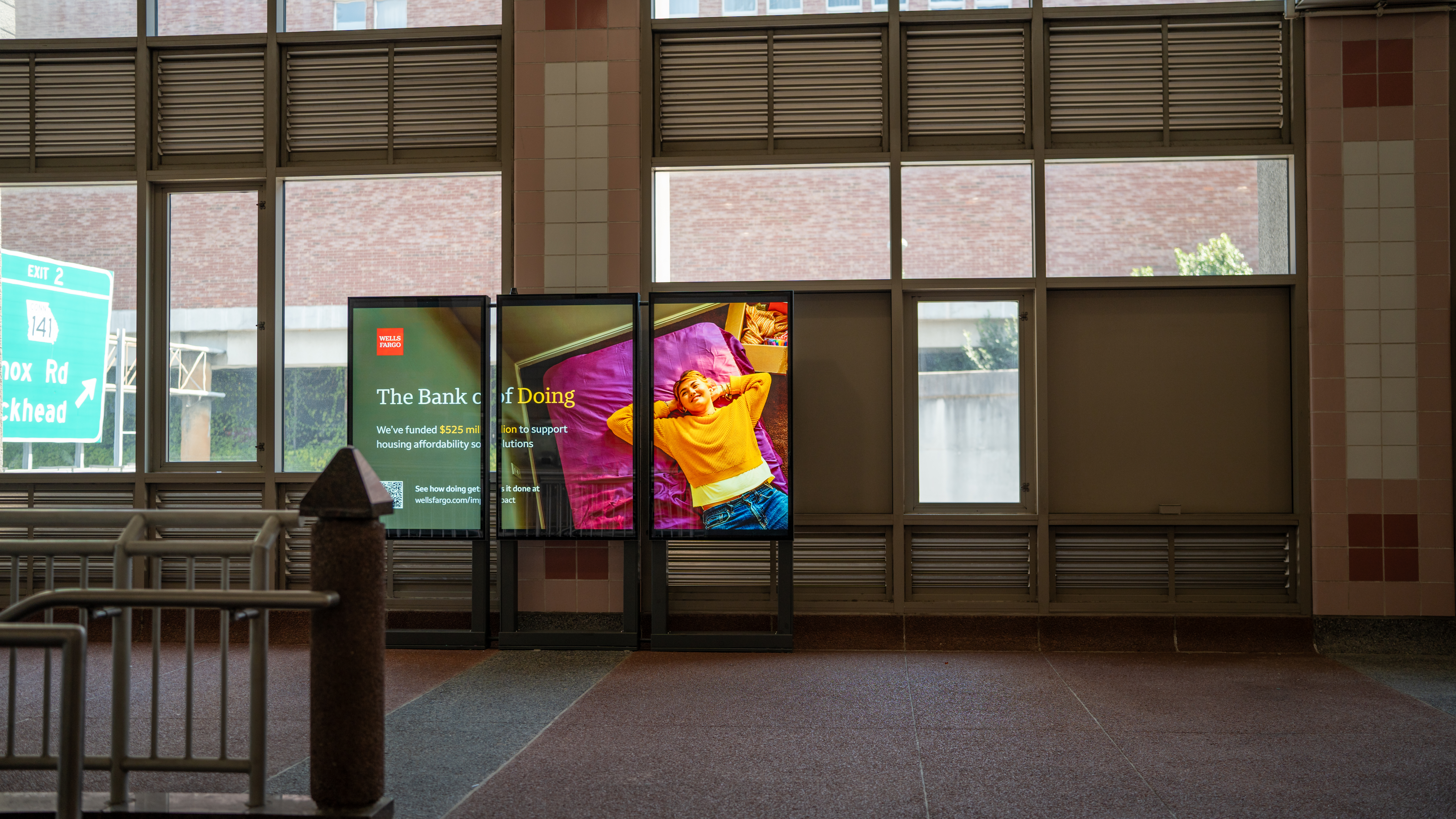 The Bank Of Doing Station Concourse 3 VS Digital Displays