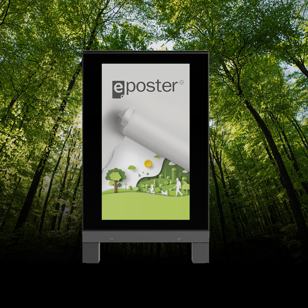 Eposter Rentals eLuminex ePoster Advertising Displays | Sustainable ePaper Signage by ...