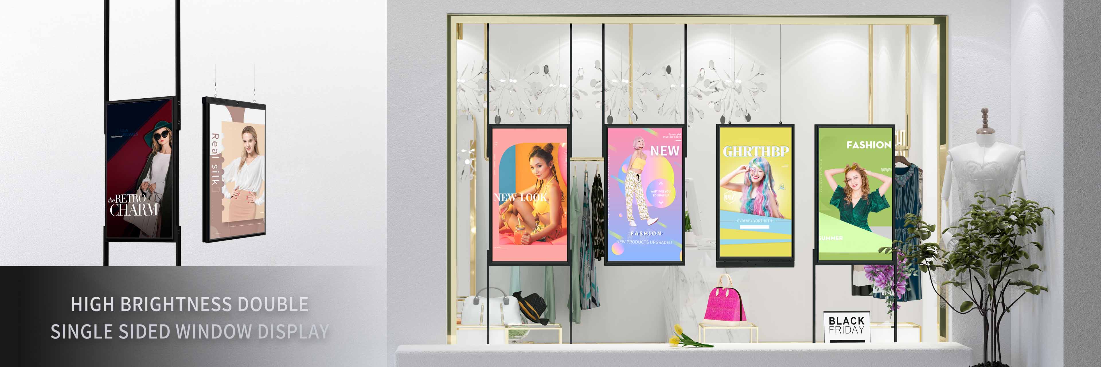 High-Brightness Window Displays