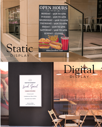 Digital vs Static Signage: Choosing the Right Solution for Your Indoor ...