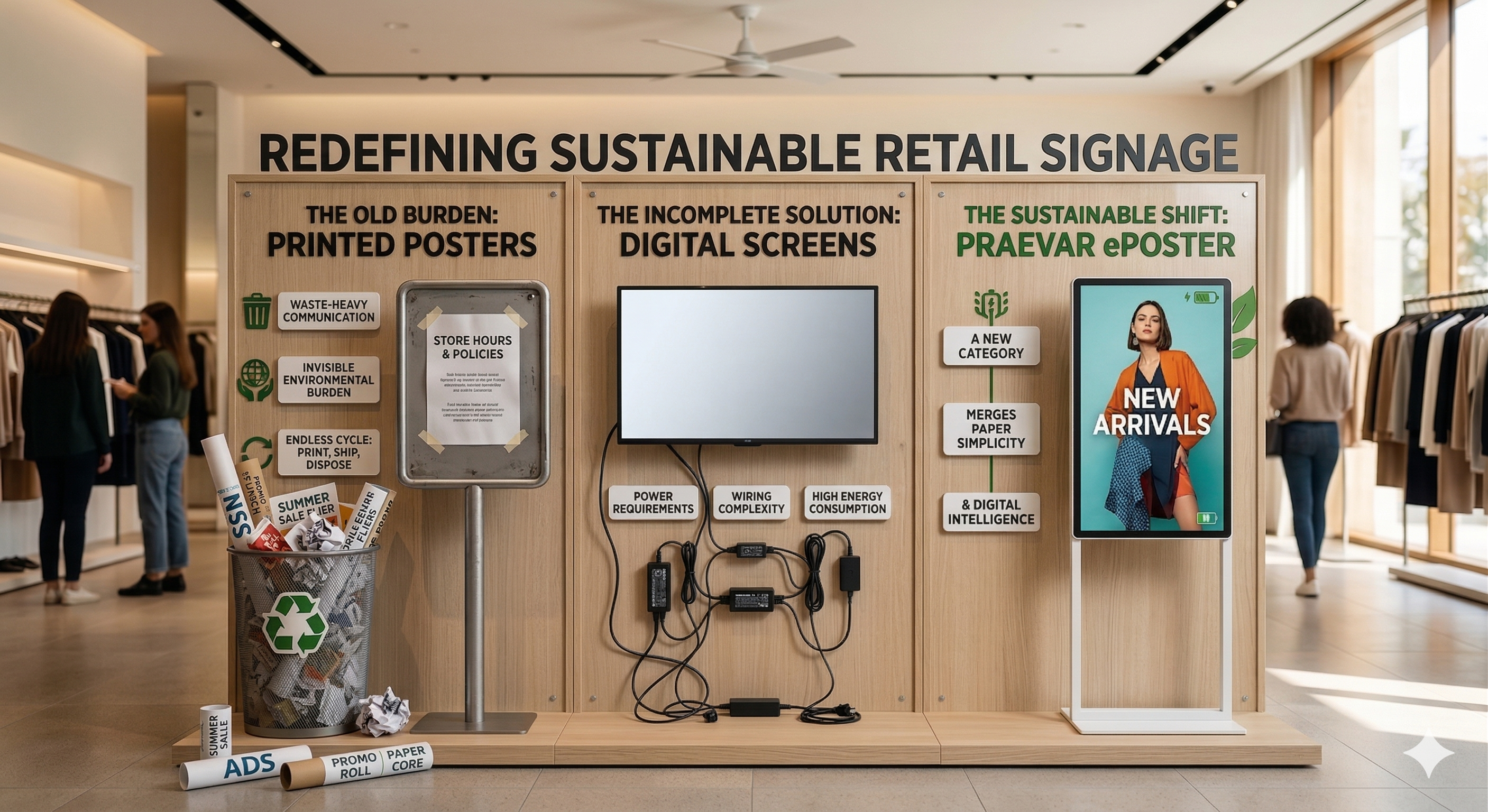 ePaper Is Redefining Sustainable Retail Signage