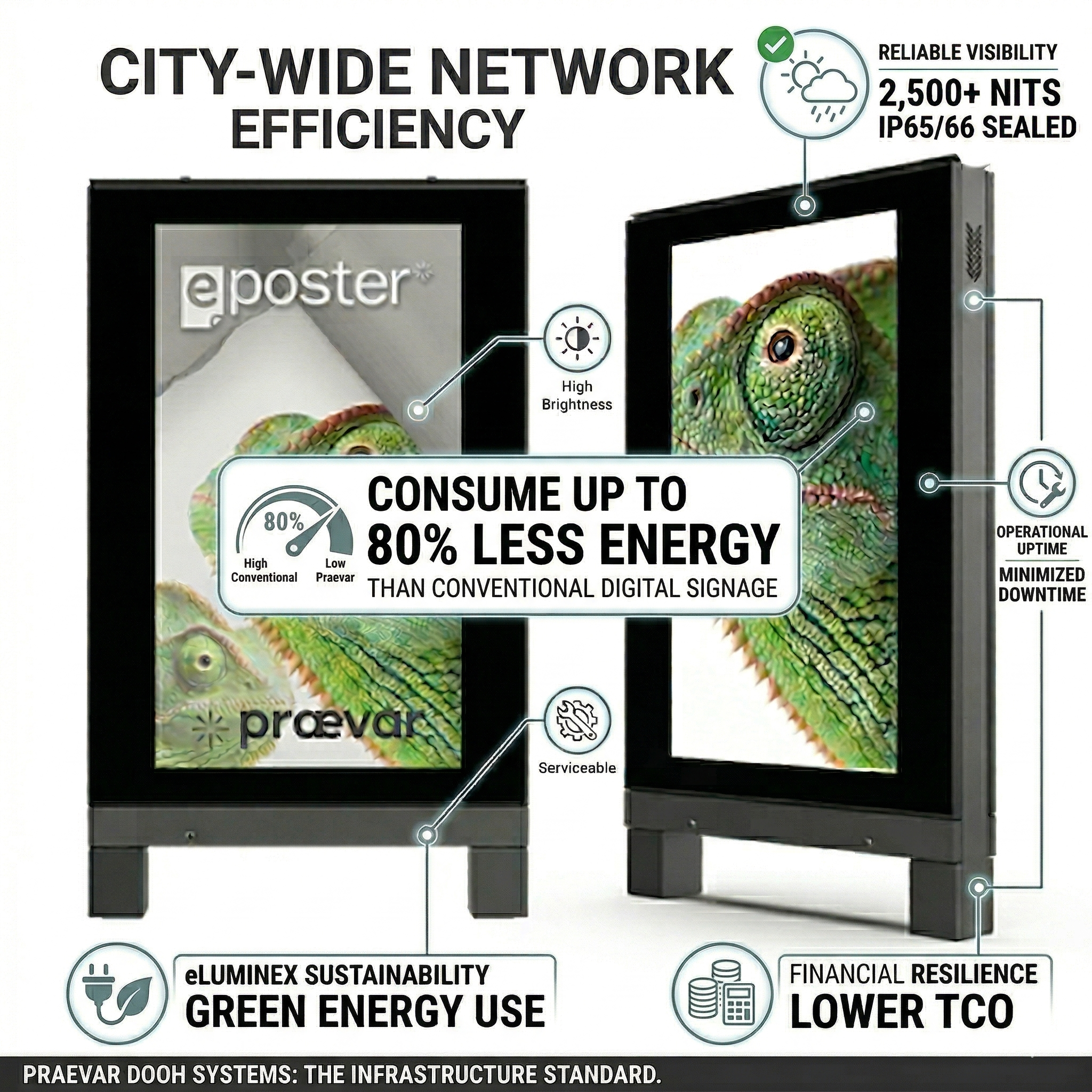 Praevar ePoster eLuminex features